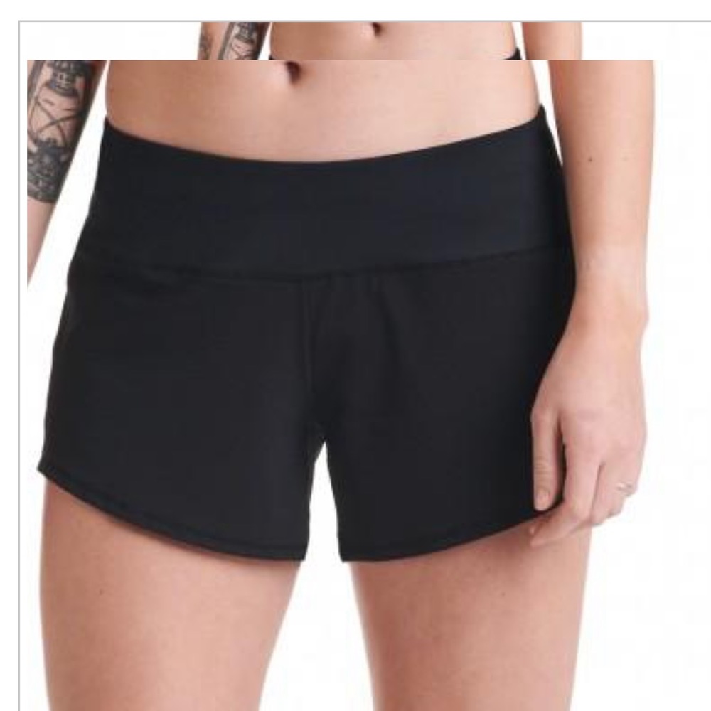 Oiselle Roga Black Running Shorts - size 8